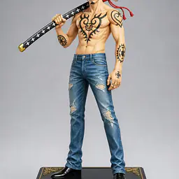 Black - Luffy, Zoro, Sanji, Ace and Trafalgar Law 6