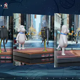 Aurora x Super Hero - Robot and Dog 4