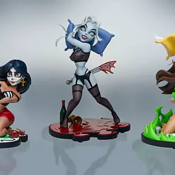 Sideshow Collectibles - Lady Death, Hellwitch and La Muerta 9