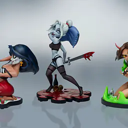 Sideshow Collectibles - Lady Death, Hellwitch and La Muerta 10