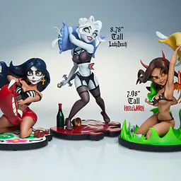 Sideshow Collectibles - Lady Death, Hellwitch and La Muerta 6