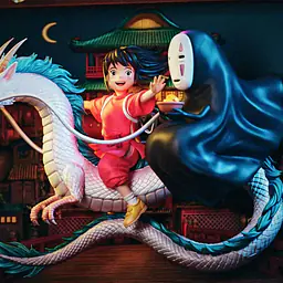 Geisha - Chihiro, No-Face and Haku 2