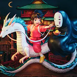 Geisha - Chihiro, No-Face and Haku 4