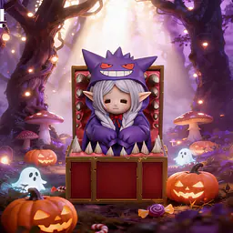 Huan Zhuang She - Frieren cos Gengar 1