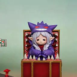 Huan Zhuang She - Frieren cos Gengar 2