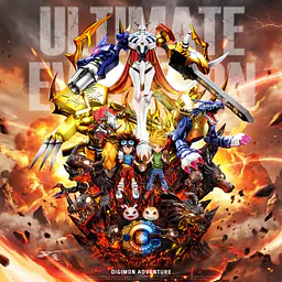 Lue Ying x Demons - Omegamon, MetalGreymon, and WereGarurumon 1