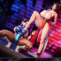 BBW - Mai Shiranui and Chun-Li 2