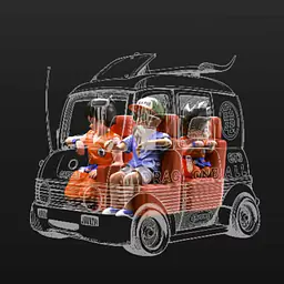 TOR - Kid Goku, Krillin, Roshi and Yamcha 11