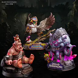 Black Rock - Gryphon Hatchling, Gorian Butcher and Dread Horrorling 18
