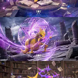 Wonder - Alakazam, Abra and Kadabra 1