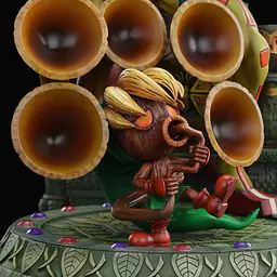 Hot - Odolwa and Deku Link 8