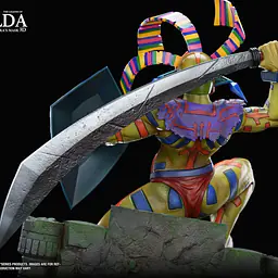 Hot - Odolwa and Deku Link 10