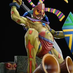 Hot - Odolwa and Deku Link 4