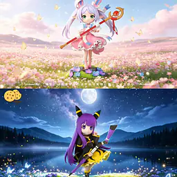 Cookie - Frieren cos Sylveon and Fern cos Umbreon 3