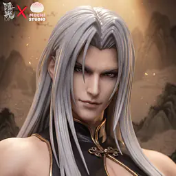 Floating Light x Mochi - Cloud and Sephiroth 2