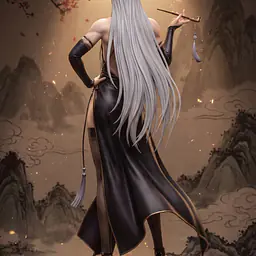 Floating Light x Mochi - Cloud and Sephiroth 9