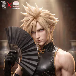 Floating Light x Mochi - Cloud and Sephiroth 4