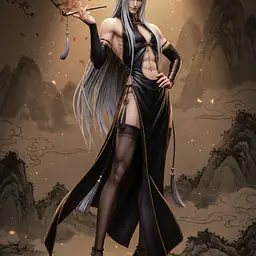 Floating Light x Mochi - Cloud and Sephiroth 3