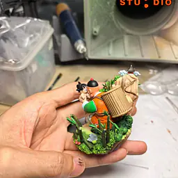San Wen - Grandpa Gohan and Baby Goku 5