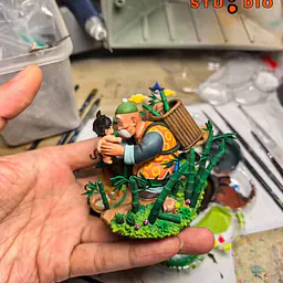 San Wen - Grandpa Gohan and Baby Goku 4