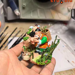 San Wen - Grandpa Gohan and Baby Goku 2