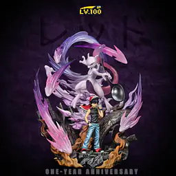 LV.100 - Red and Mewtwo 1