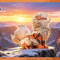 Moment - Arcanine and Growlithe 2