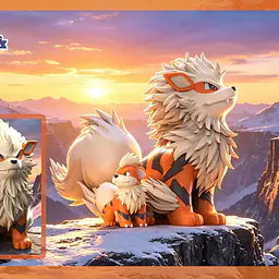 Moment - Arcanine and Growlithe 3