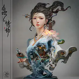 Yuan Xing Liang - White Snake 1