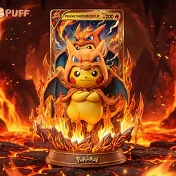EMO x Puff - Pikachu cos Charizard 1