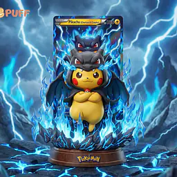 EMO x Puff - Pikachu cos Charizard 2