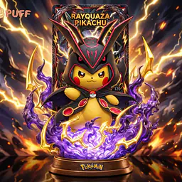 EMO x Puff - Pikachu cos Rayquaza 2
