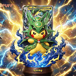 EMO x Puff - Pikachu cos Rayquaza 1