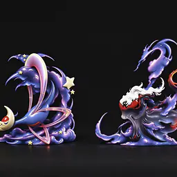 Lao A Si Fang - Cresselia and Darkrai 1
