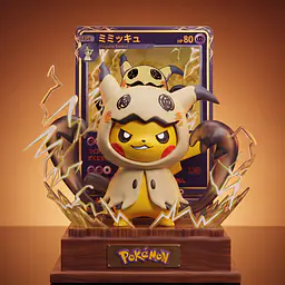 Peak - Pikachu cos Gengar and Mimikyu 4