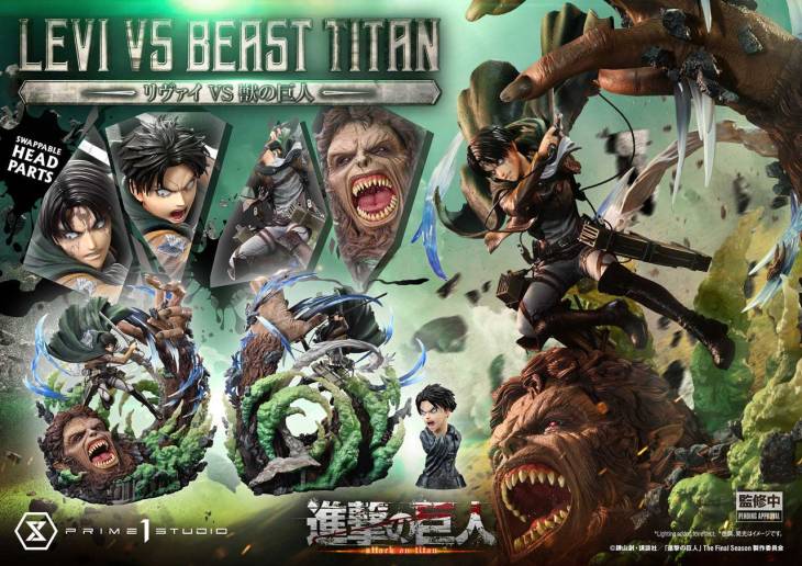 Prime 1 - Levi vs Beast Titan - Image 4