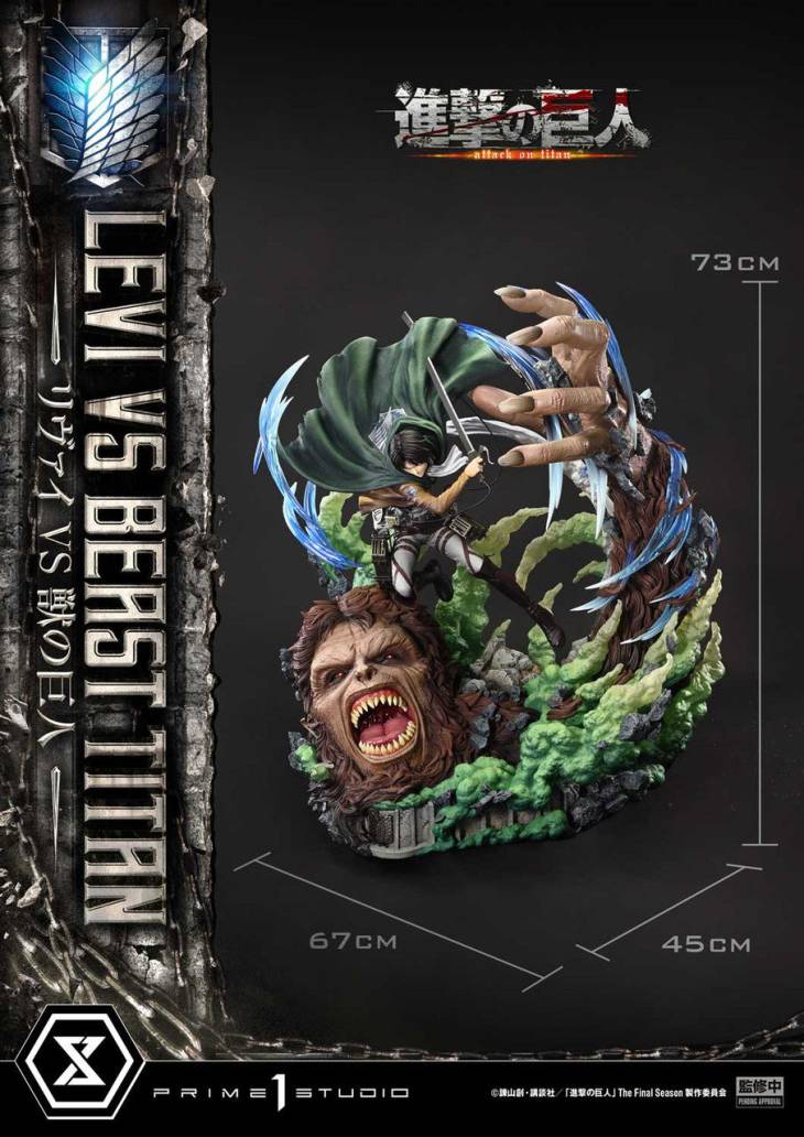 Prime 1 - Levi vs Beast Titan - Image 11