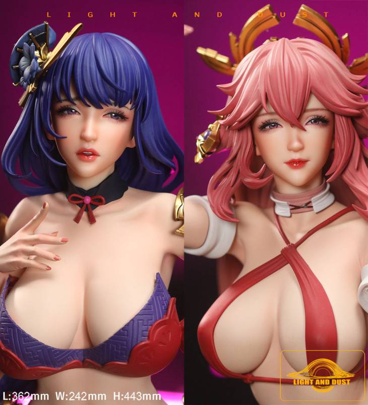 Light and Dust - Yae Miko and Raiden Shogun - Image 2