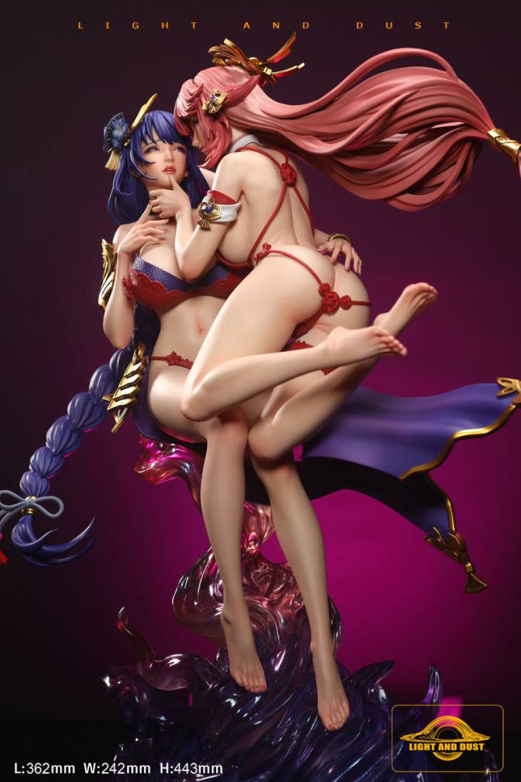 Light and Dust - Yae Miko and Raiden Shogun - Image 4