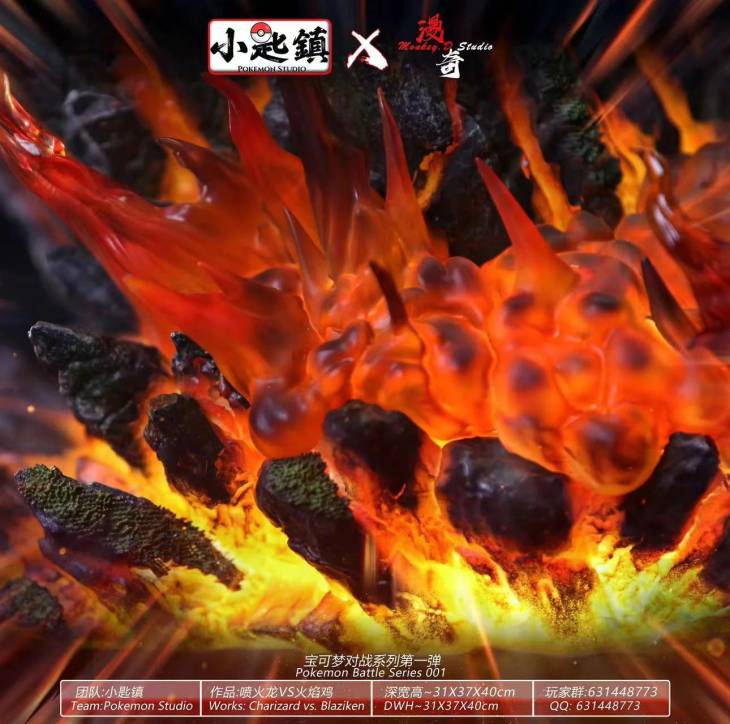 Pokemon x Monkey D - Charizard vs Blakizen - Image 6