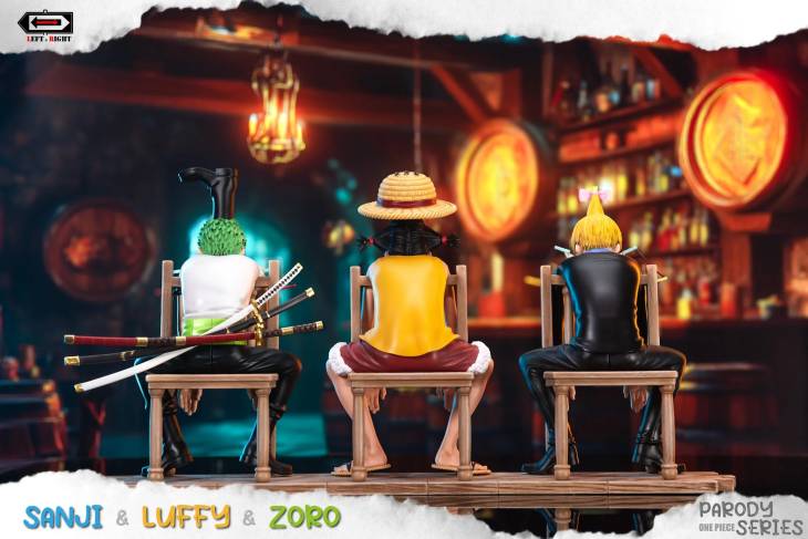 Left and Right - Sanji, Luffy and Zoro - Image 5
