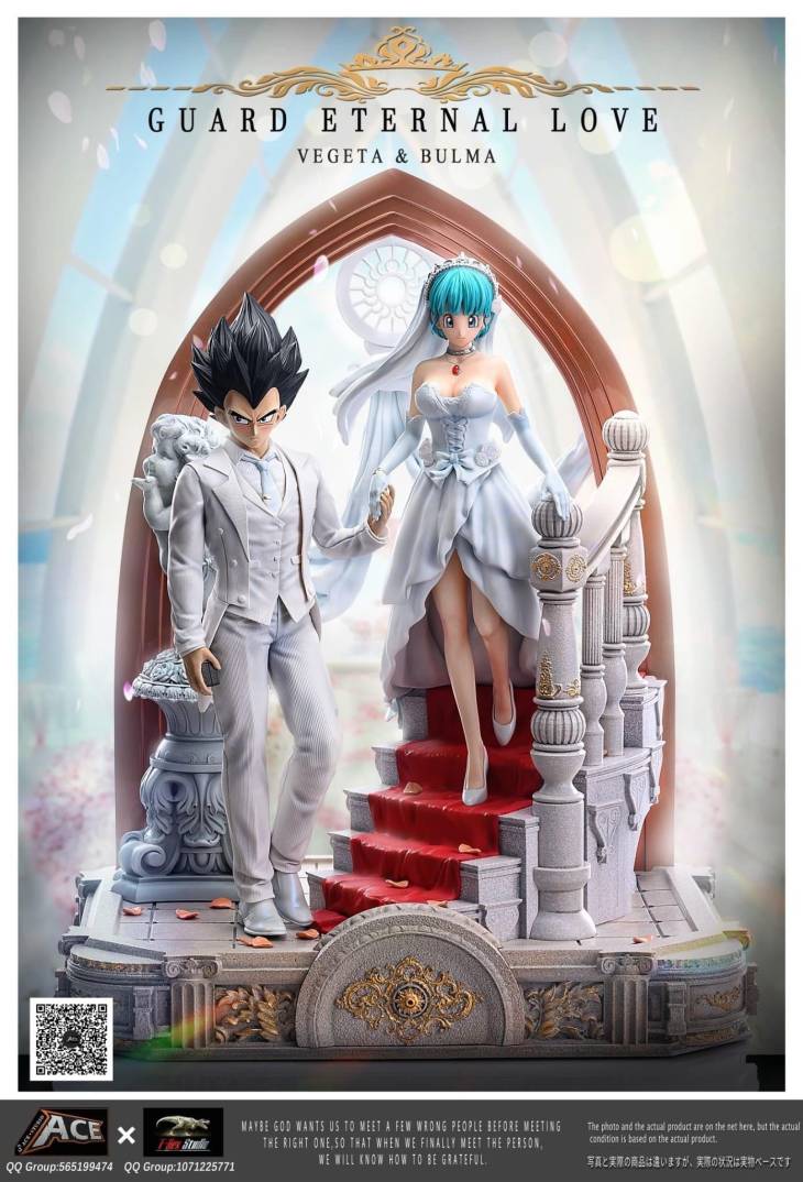 Ace x T-Rex - Wedding Series 02 Vegeta and Bulma StatueCorp