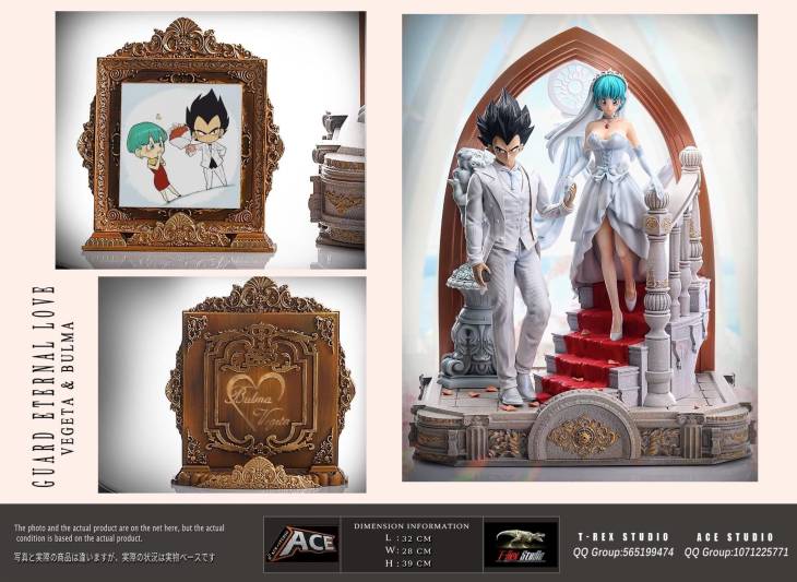 Ace x T-Rex - Wedding Series 02 Vegeta and Bulma StatueCorp