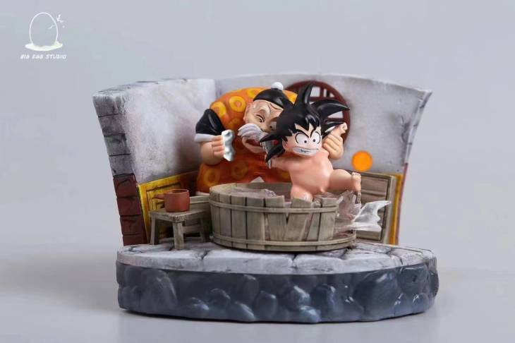 Big Egg - Grandpa Gohan and Kid Goku StatueCorp