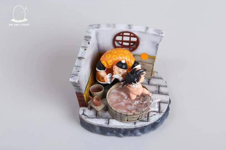 Big Egg - Grandpa Gohan and Kid Goku StatueCorp