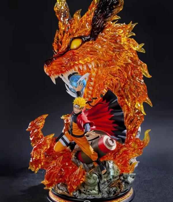 Clouds - Naruto and Kurama StatueCorp