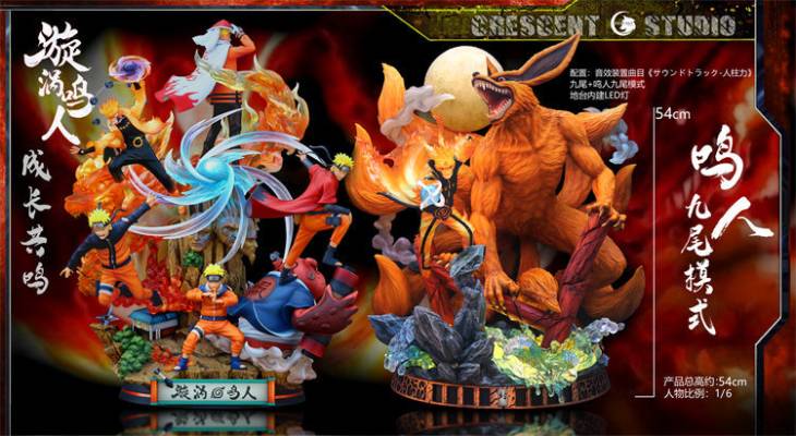 Crescent - Naruto and Kurama StatueCorp
