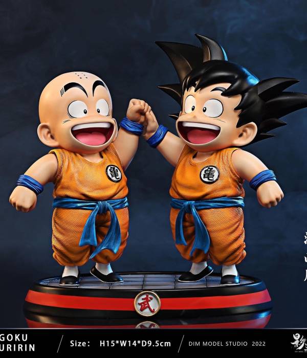 DIM - Kid Goku and Krillin StatueCorp