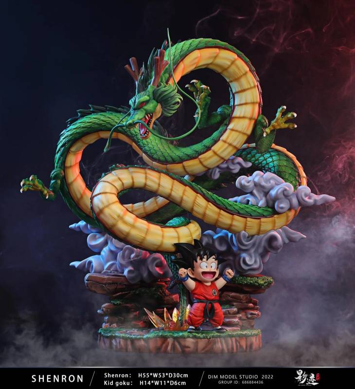 DIM - Shenron and Kid Goku StatueCorp