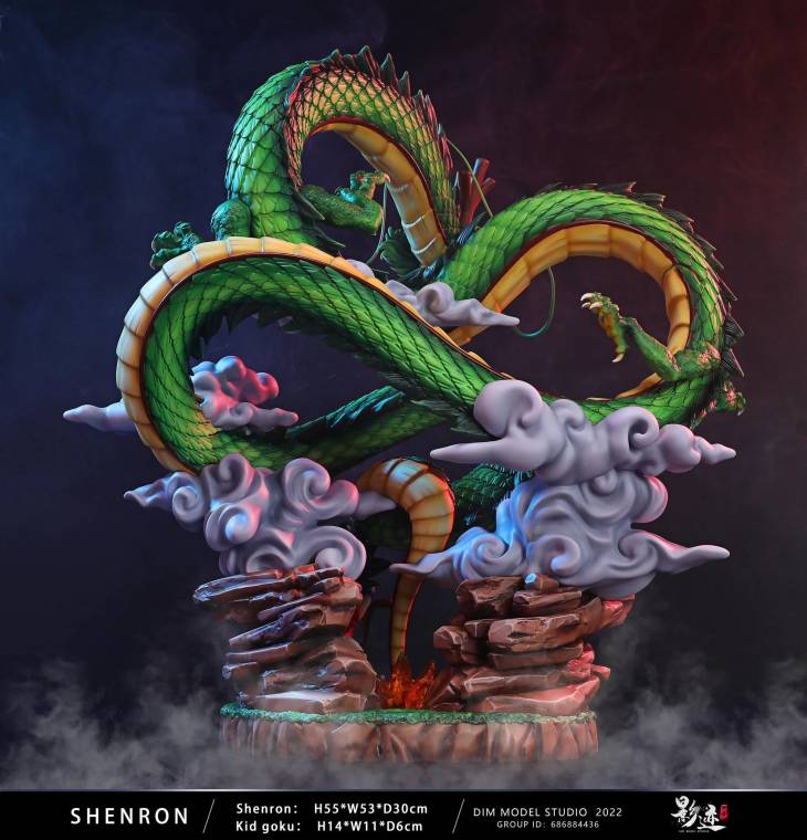 DIM - Shenron and Kid Goku StatueCorp
